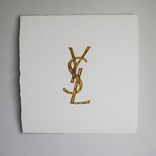 YSL Brooch | Original Drawing